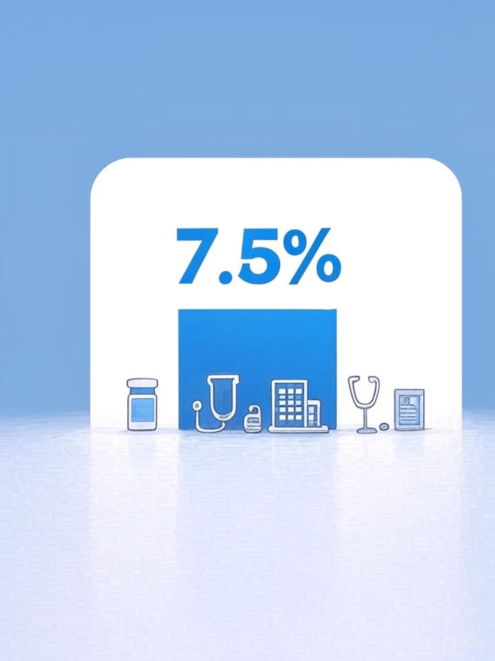 "7.5% AGI threshold illustration for medical expense deductions"