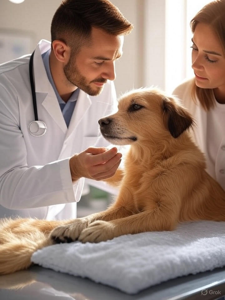 "A pet-friendly living room with a dog bed, chew toys, and no hazardous items like electrical cords or toxic plants, demonstrating a safely prepared space for a new pet."